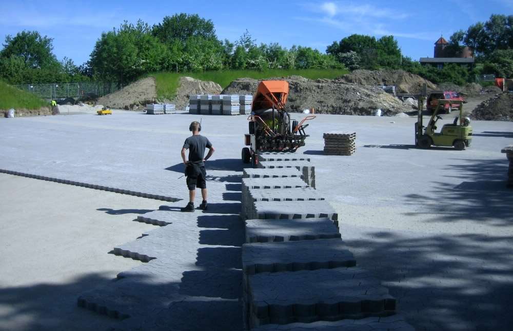 Maskinlægning af sten i Odense, Faaborg-midtfyn og på hele Fyn